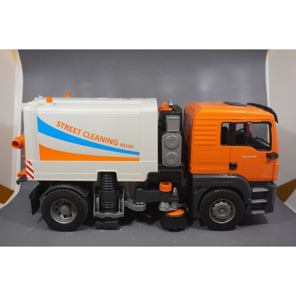BRUDER #03780 MAN TGS Street Sweeper 1:17 Scale TRUCK BS100